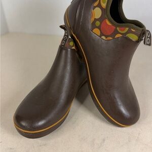 Bogs Women's Mattie Bubbles Non Slip Waterproof Rubber Purple Rain Boots SZ 10